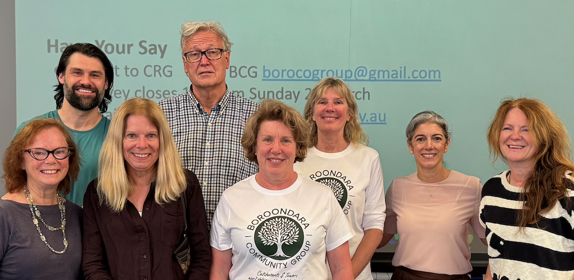Some of the Liveable Victoria committee and supporters